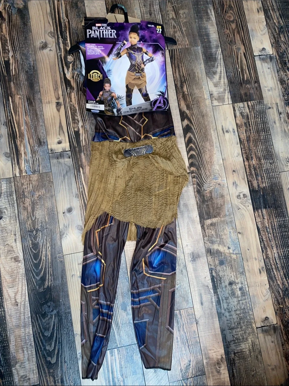 Marvel Black Panther Shuri Costume Purple Gold Black - Picture 2 of 4